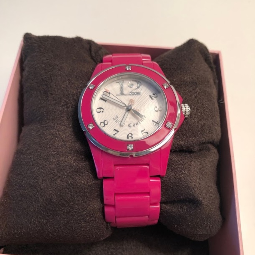 Juicy Couture Hot Pink Watch